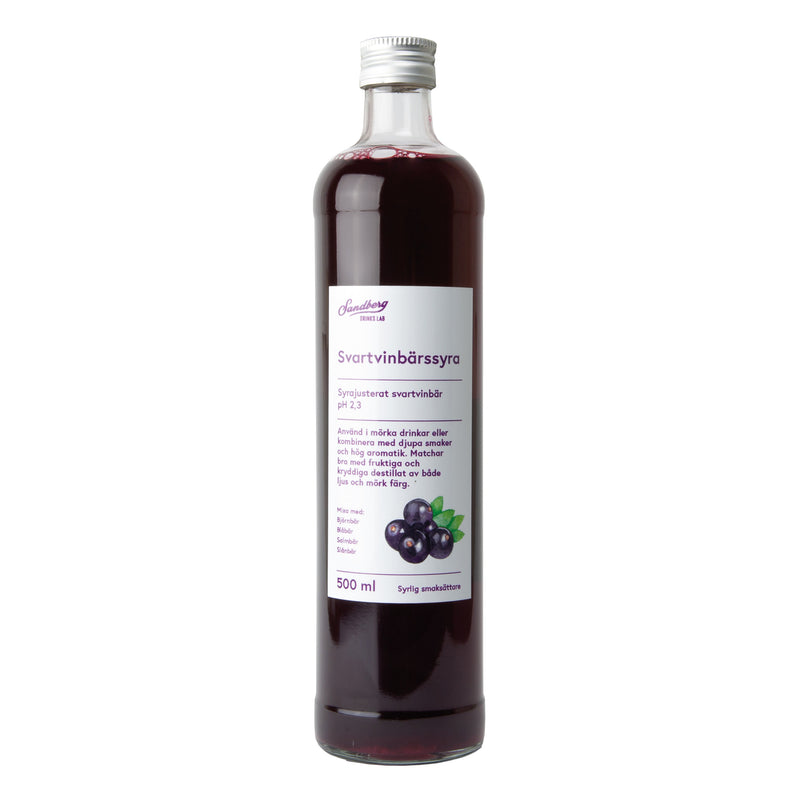 Svartvinbärssyra 500 ml Sandberg Drinks Lab